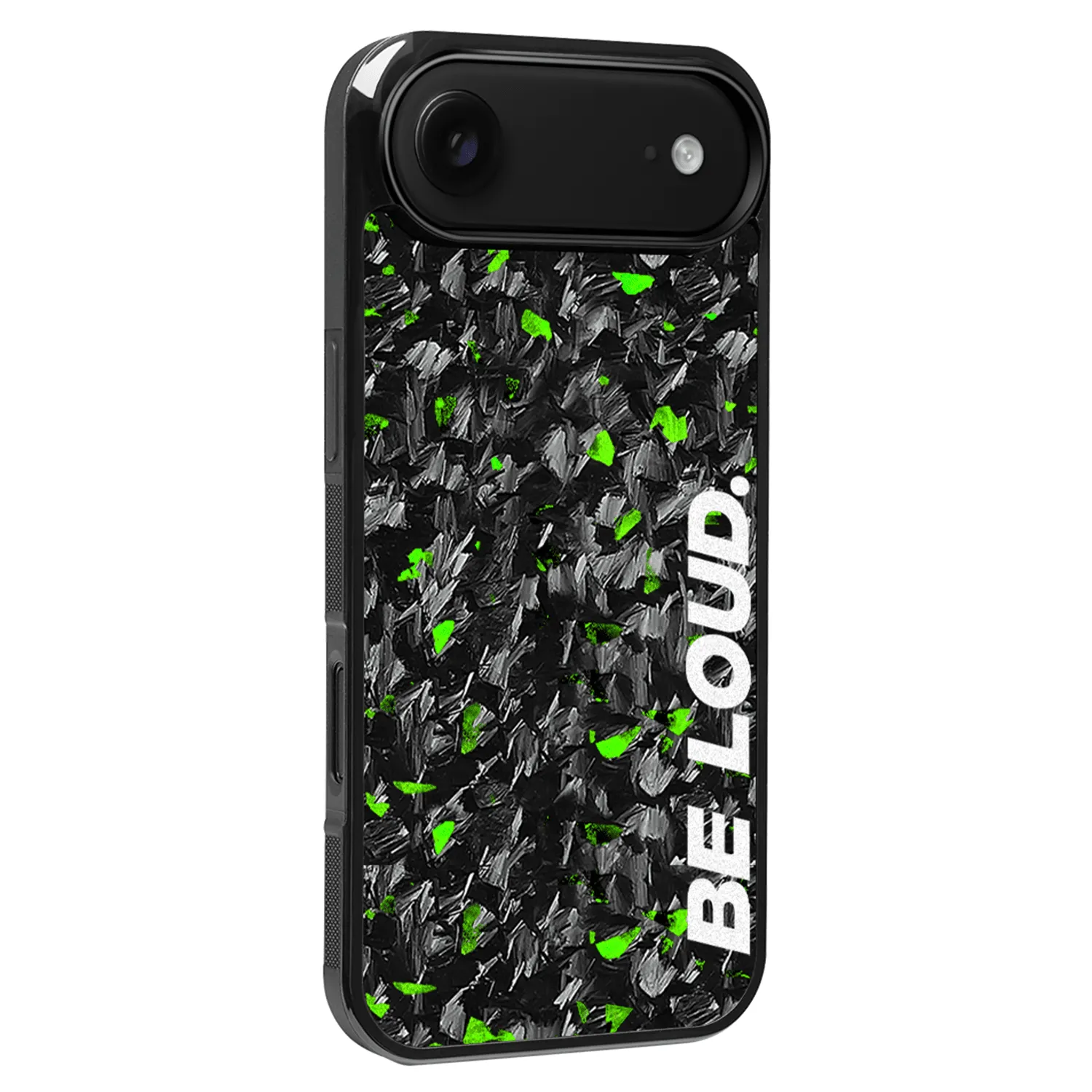 iPhone | Green Flake Forged Carbon Fiber Case | BE LOUD. x SCF sold by Simply Carbon Fiber product image thumbnail 4