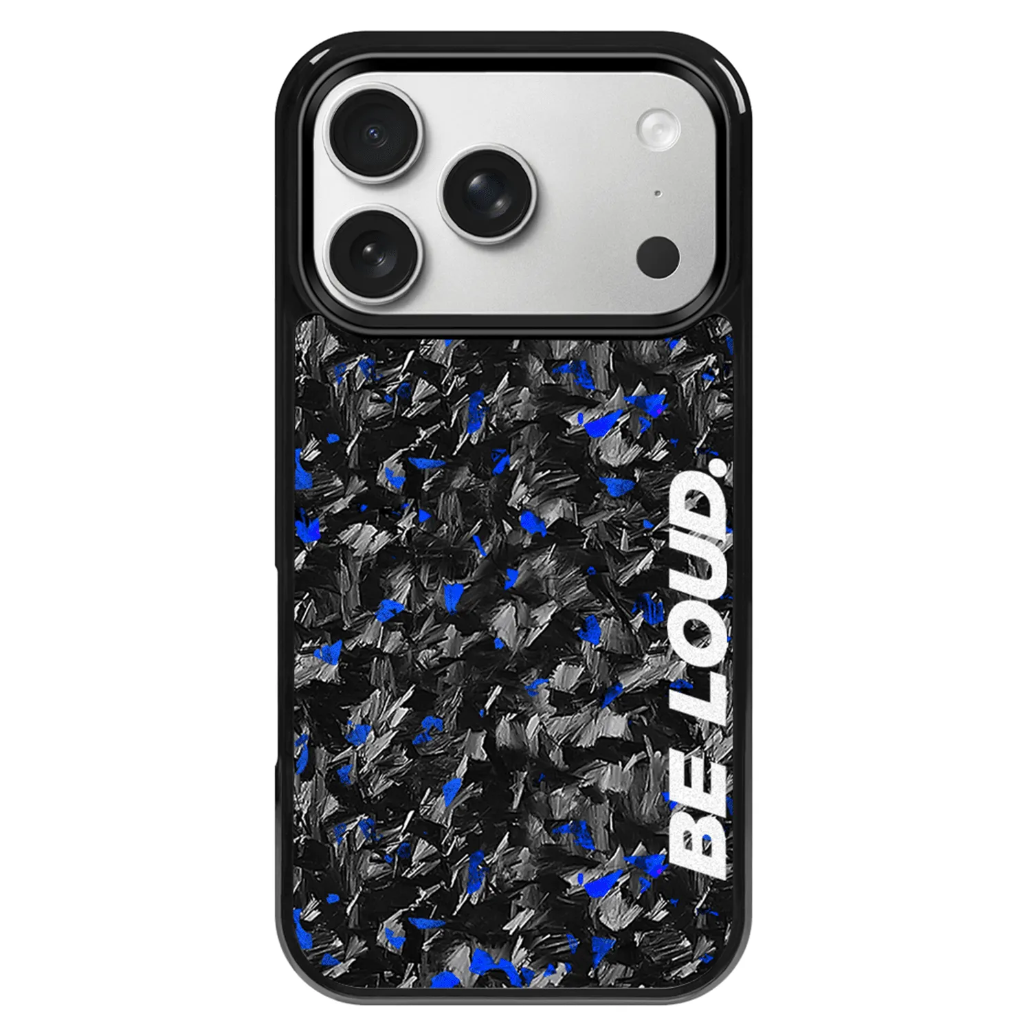 iPhone | Blue Flake Forged Carbon Fiber Case | BE LOUD. x SCF sold by Simply Carbon Fiber product image thumbnail 2