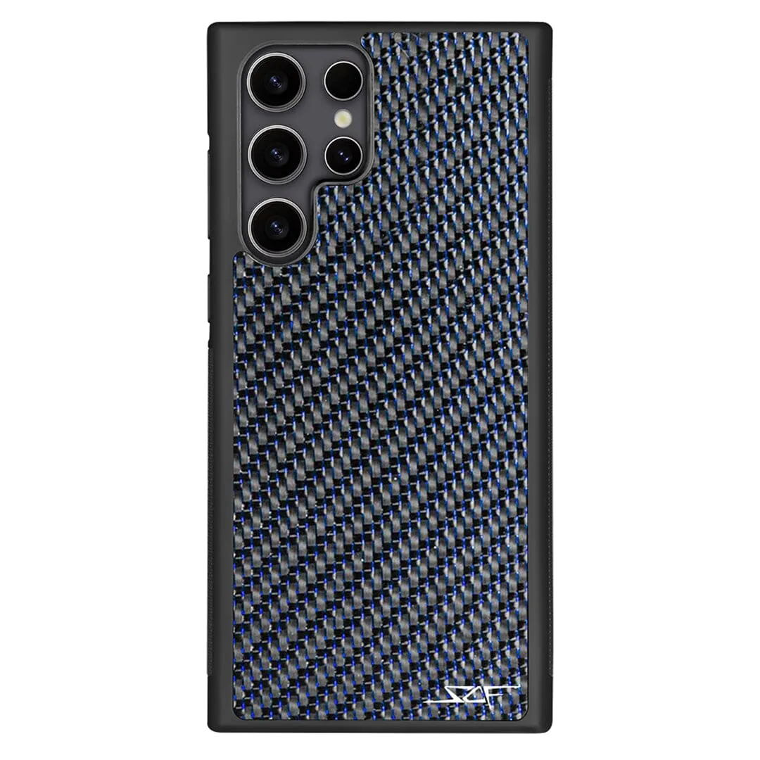 Samsung | Blue Lace Carbon Fiber Case | CLASSIC Series sold by Simply Carbon Fiber product image thumbnail 3