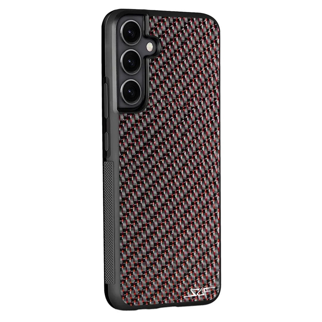 Samsung | Red Lace Carbon Fiber Case | CLASSIC Series sold by Simply Carbon Fiber product image thumbnail 5