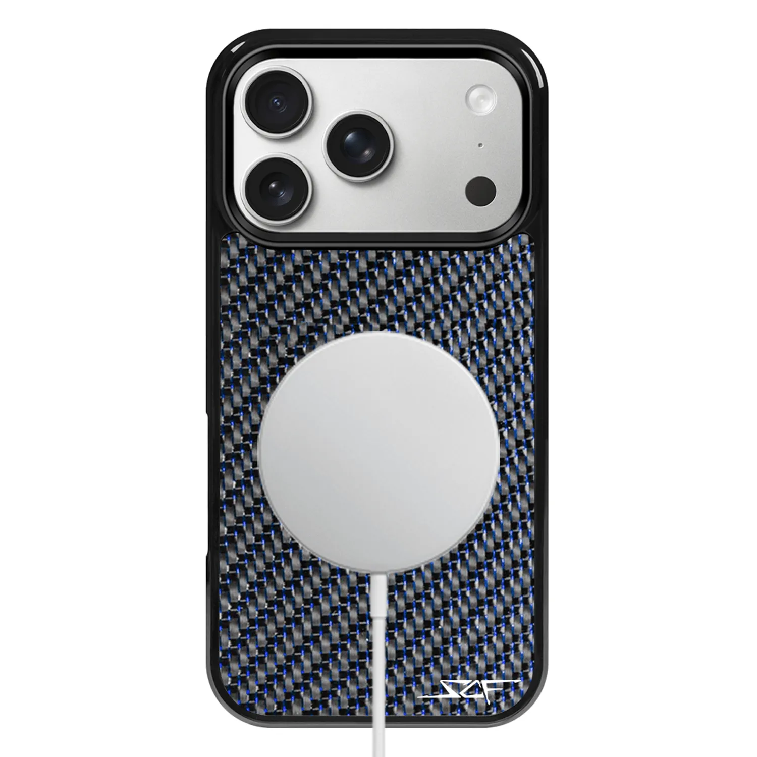 iPhone | Blue Lace Carbon Fiber Case | CLASSIC Series sold by Simply Carbon Fiber product image thumbnail 2