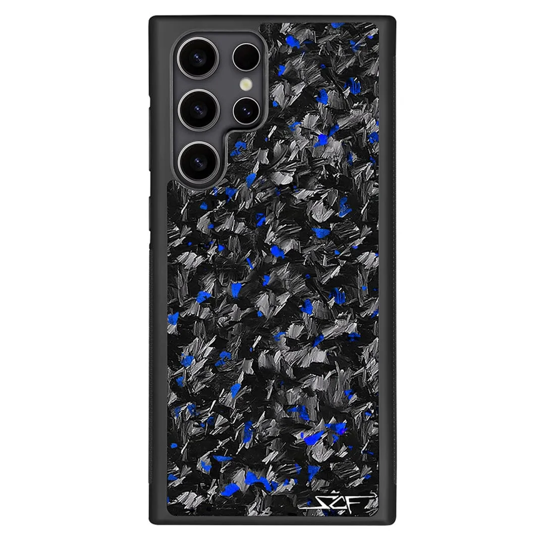 Samsung | Blue Flake Forged Carbon Fiber Case | CLASSIC Series sold by Simply Carbon Fiber product image thumbnail 3