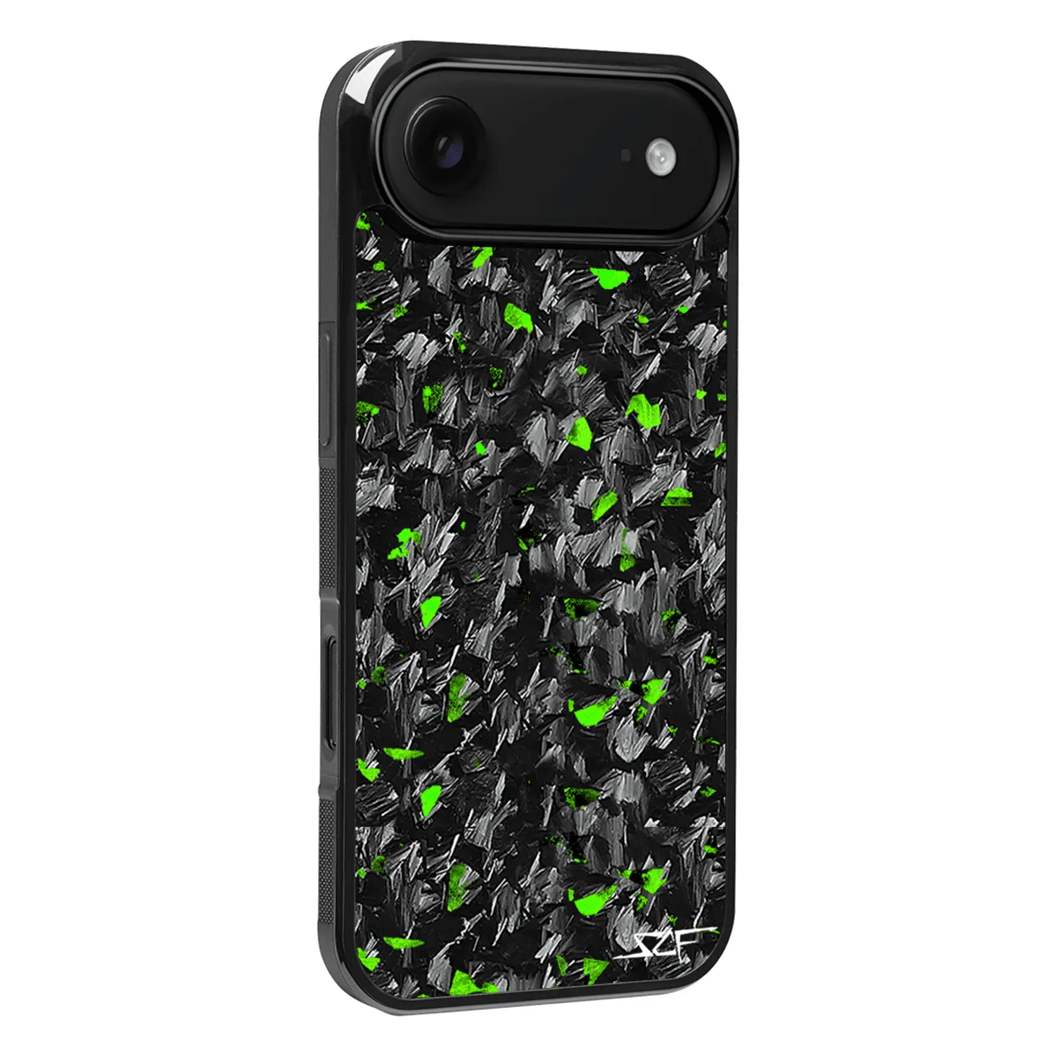 iPhone | Green Flake Forged Carbon Fiber Case | CLASSIC Series sold by Simply Carbon Fiber product image thumbnail 5