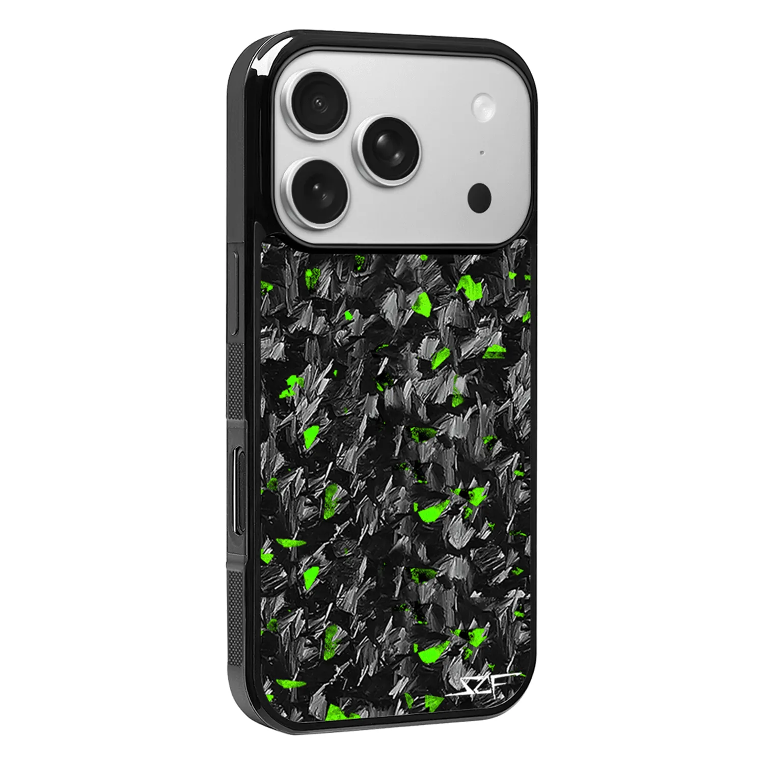 iPhone | Green Flake Forged Carbon Fiber Case | CLASSIC Series sold by Simply Carbon Fiber
