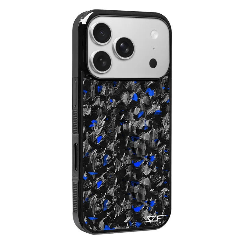 iPhone | Blue Flake Forged Carbon Fiber Case | CLASSIC Series sold by Simply Carbon Fiber