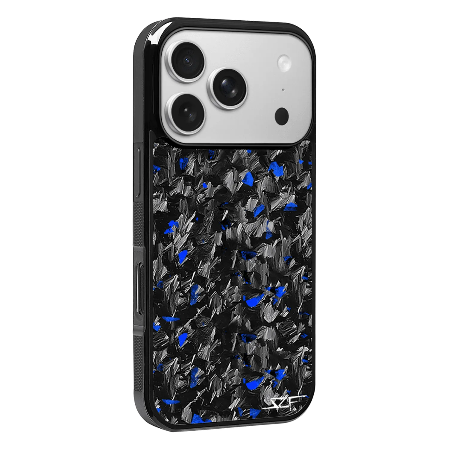 iPhone | Blue Flake Forged Carbon Fiber Case | CLASSIC Series sold by Simply Carbon Fiber