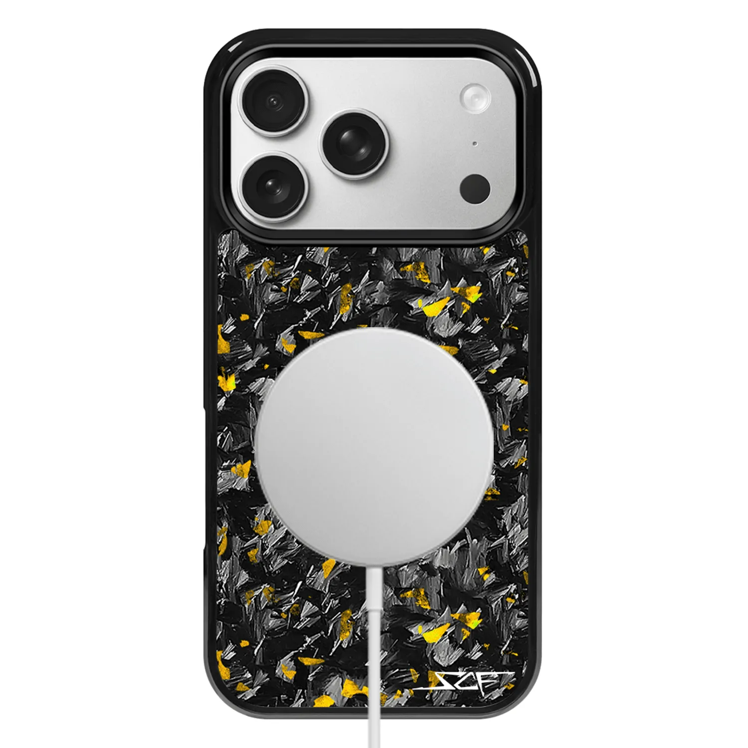 iPhone | Gold Flake Forged Carbon Fiber Case | CLASSIC Series sold by Simply Carbon Fiber product image thumbnail 2