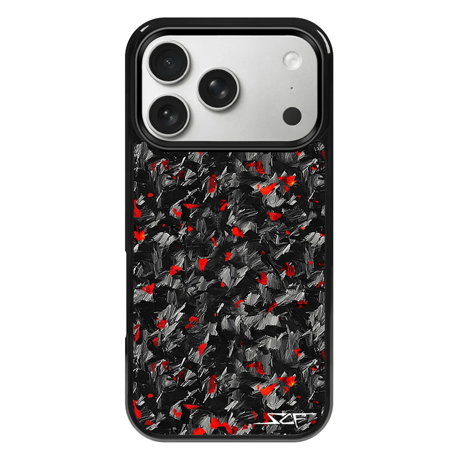 iPhone | Red Flake Forged Carbon Fiber Case | CLASSIC Series sold by Simply Carbon Fiber product image thumbnail 3