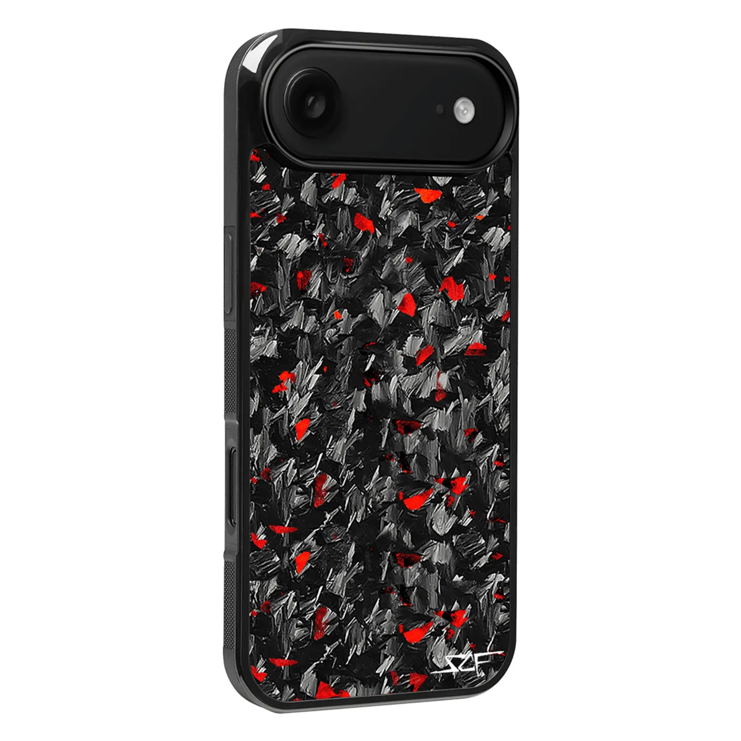 iPhone | Red Flake Forged Carbon Fiber Case | CLASSIC Series sold by Simply Carbon Fiber product image thumbnail 5