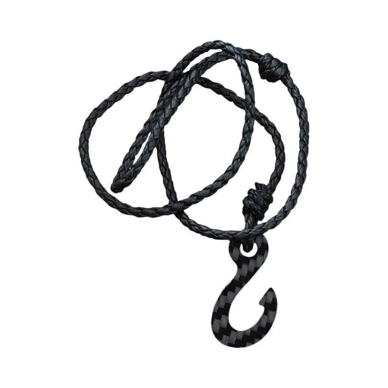 Real Carbon Fiber Hook Bracelet made by Simply Carbon Fiber