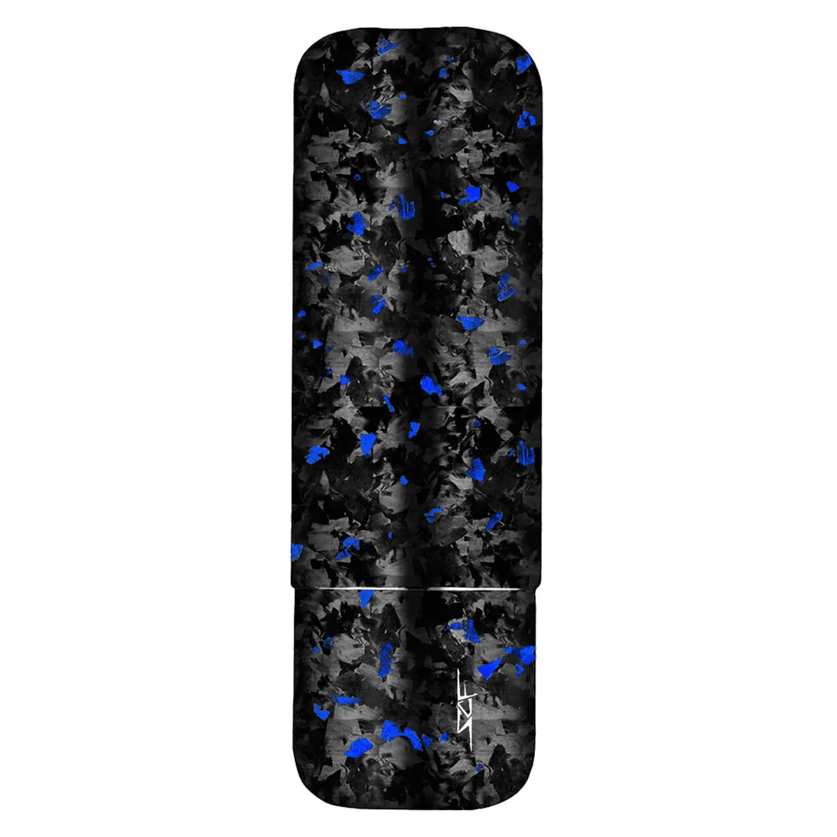 2 Tube Blue Flake Real Forged Carbon Fiber Cigar Case sold by Simply Carbon Fiber product image thumbnail 2