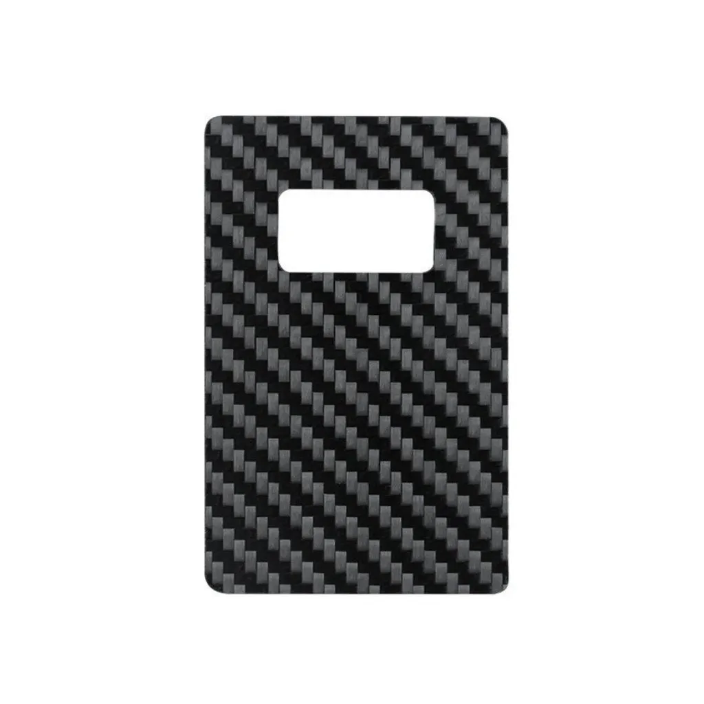 Real Carbon Fiber Credit Card Size Bottle Opener sold by Simply Carbon Fiber