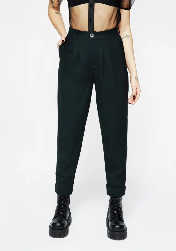 Terraria Embroidered Tapered Trousers sold by Disturbia