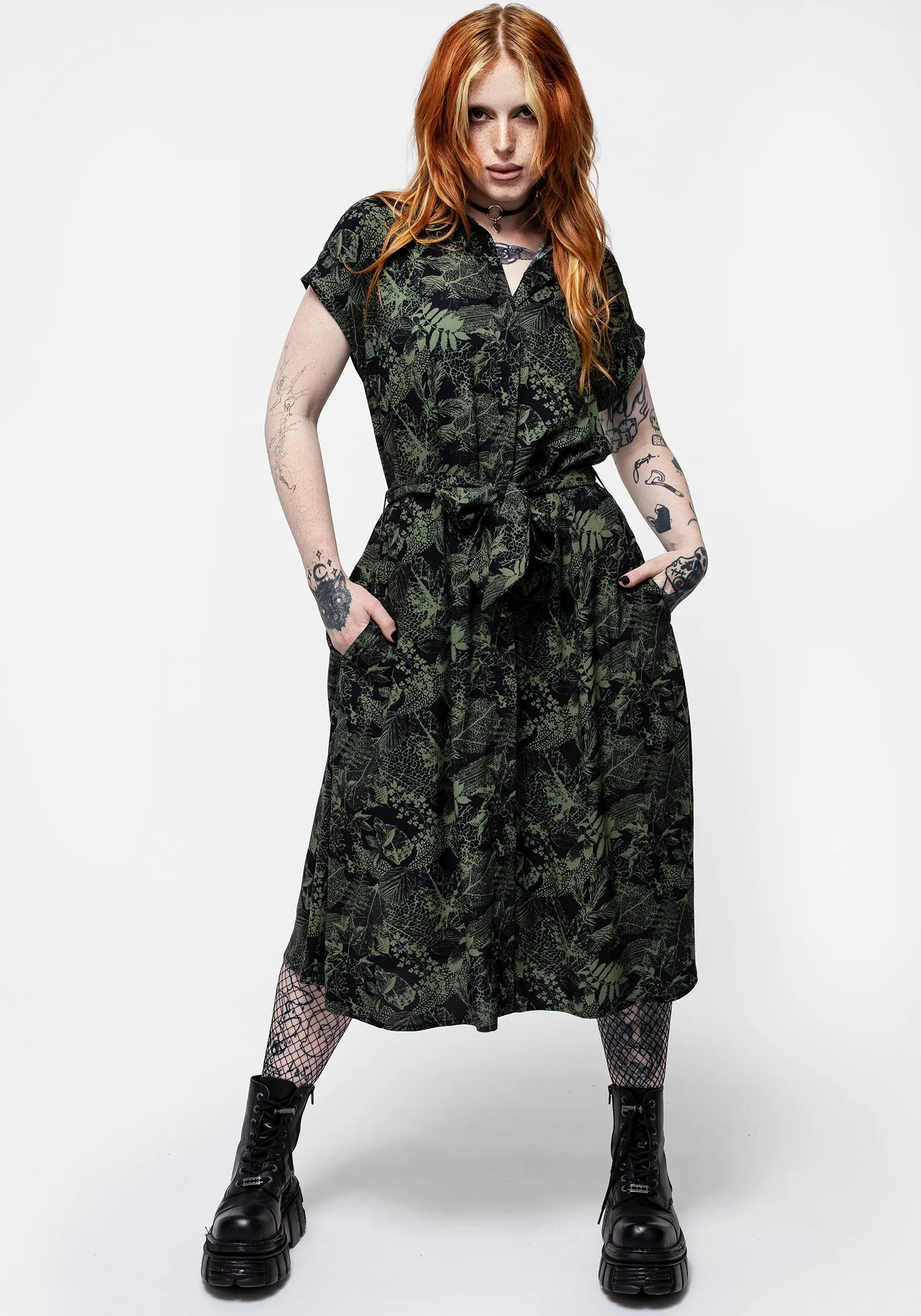 Daphne Midi Shirt Dress sold by Disturbia