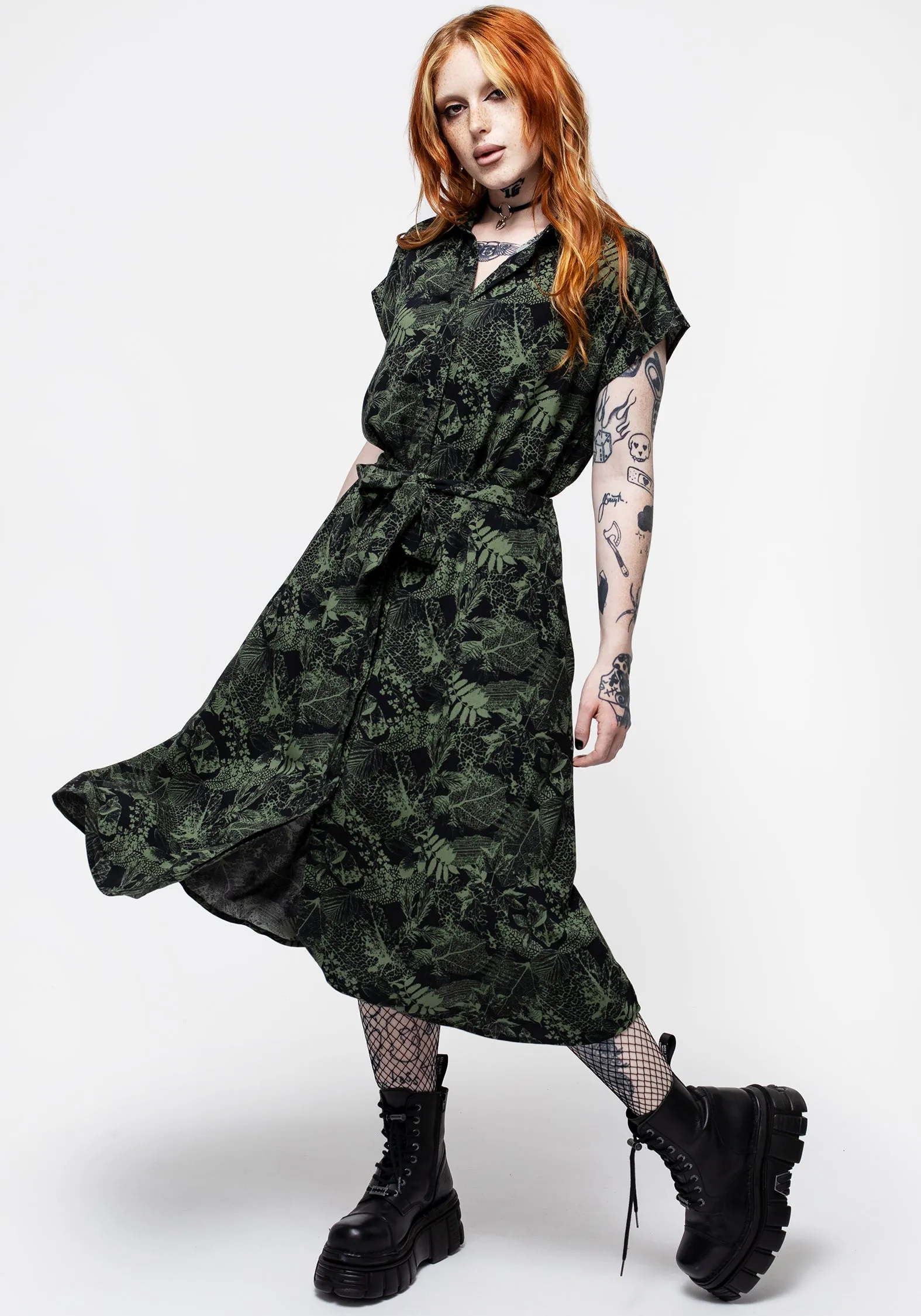 Daphne Midi Shirt Dress sold by Disturbia product image thumbnail 5