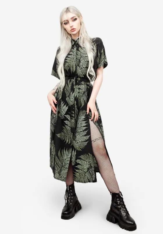 Fern Midi Shirt Dress sold by Disturbia
