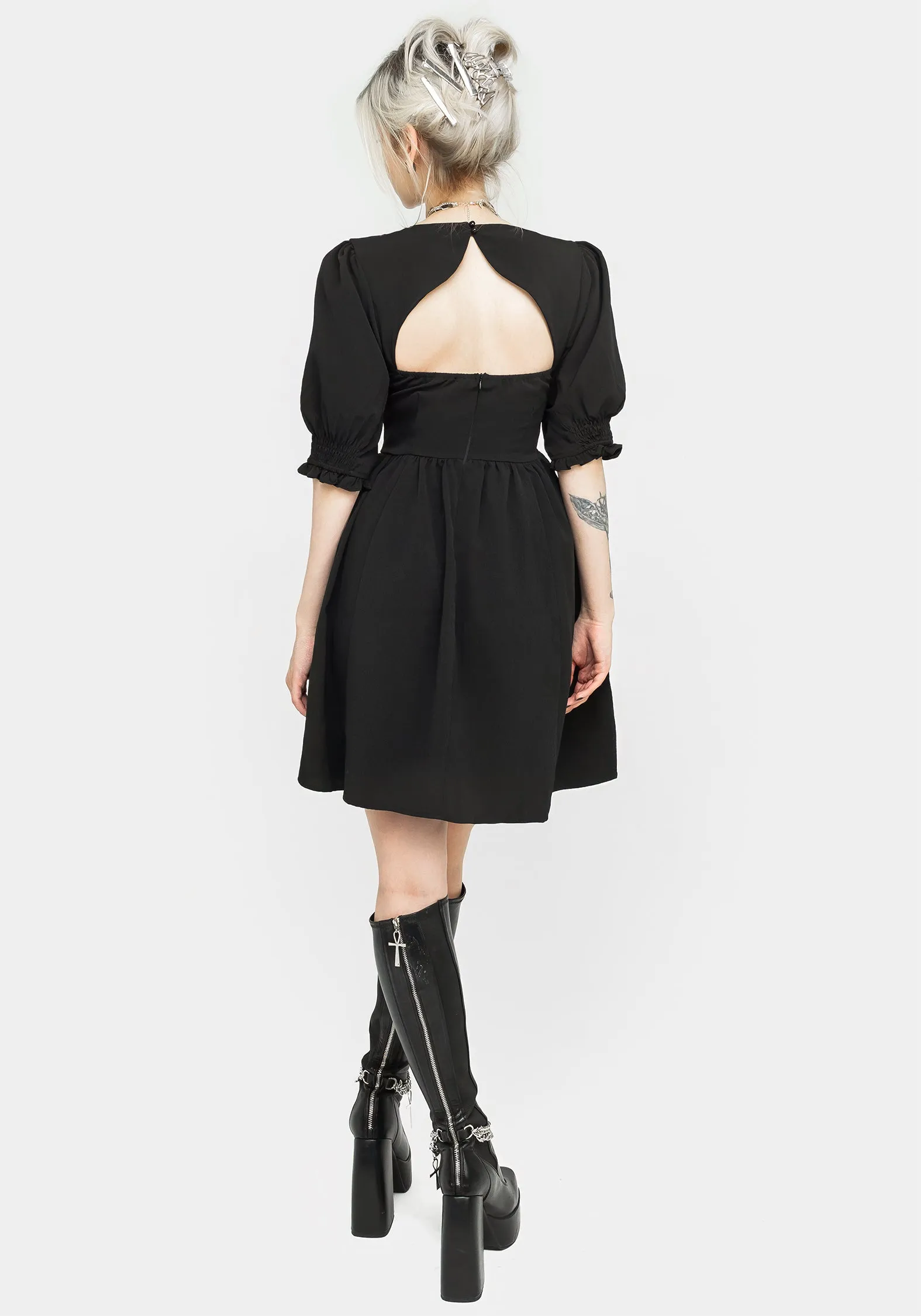Divination Textured Mini Dress sold by Disturbia product image thumbnail 3