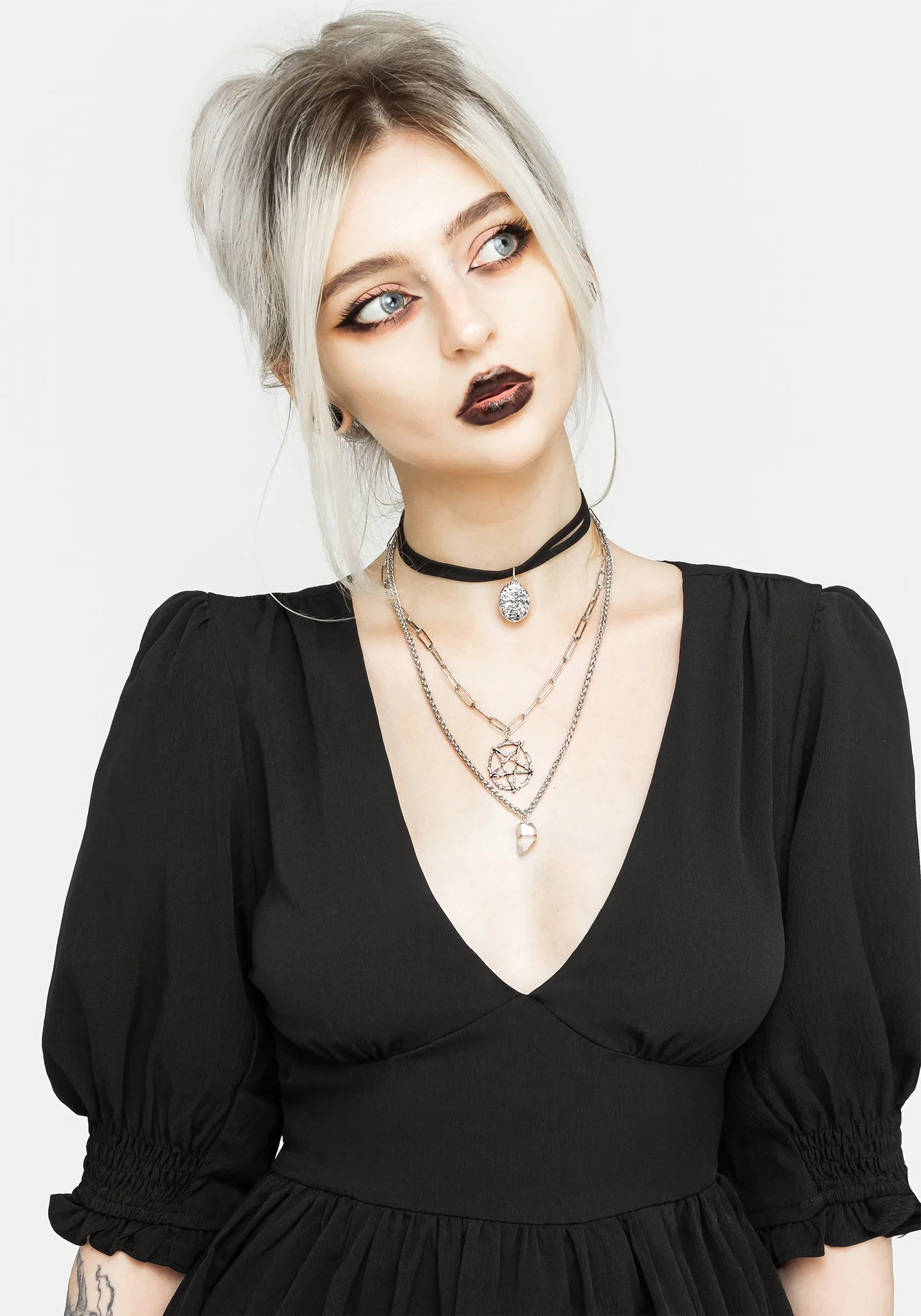 Divination Textured Mini Dress sold by Disturbia product image thumbnail 2