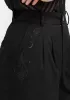 Dianne Embroidered Balloon Trousers - Black sold by Disturbia