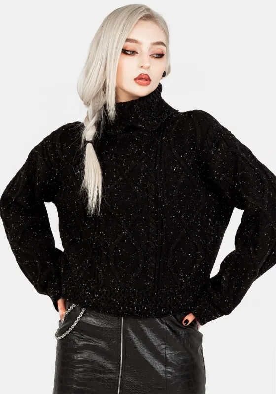Marta Cable Jumper sold by Disturbia