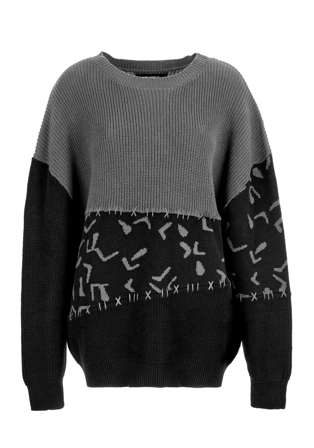 Abstract Longline Jumper sold by Disturbia product image thumbnail 5