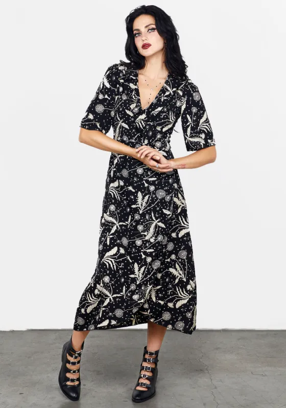 Lana Wrap Midaxi Dress sold by Disturbia