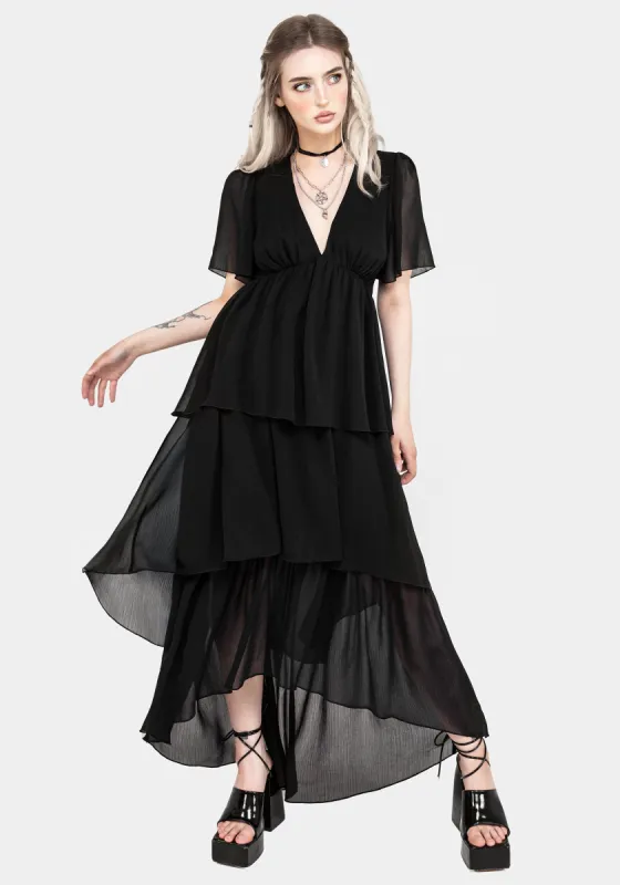 Sasha Tiered High-Low Dress sold by Disturbia