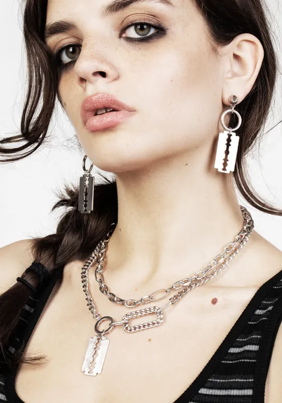 Blade Multi-Chain Necklace sold by Disturbia