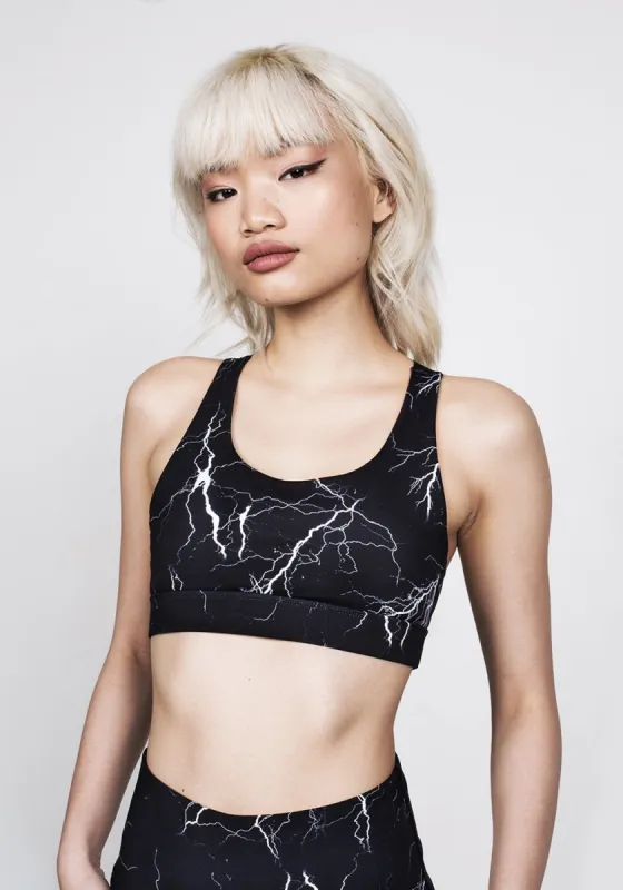 Bolt Sports Bra sold by Disturbia