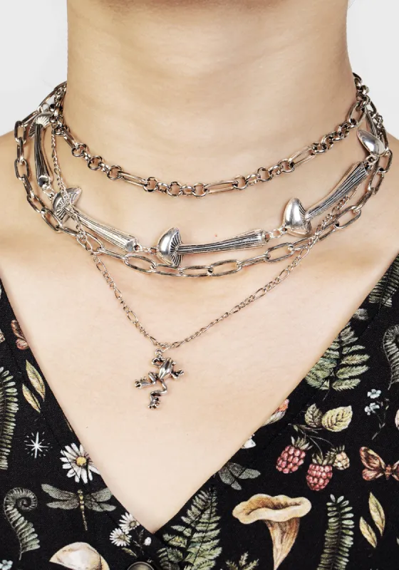 Lazarus Multi-Chain Necklace sold by Disturbia