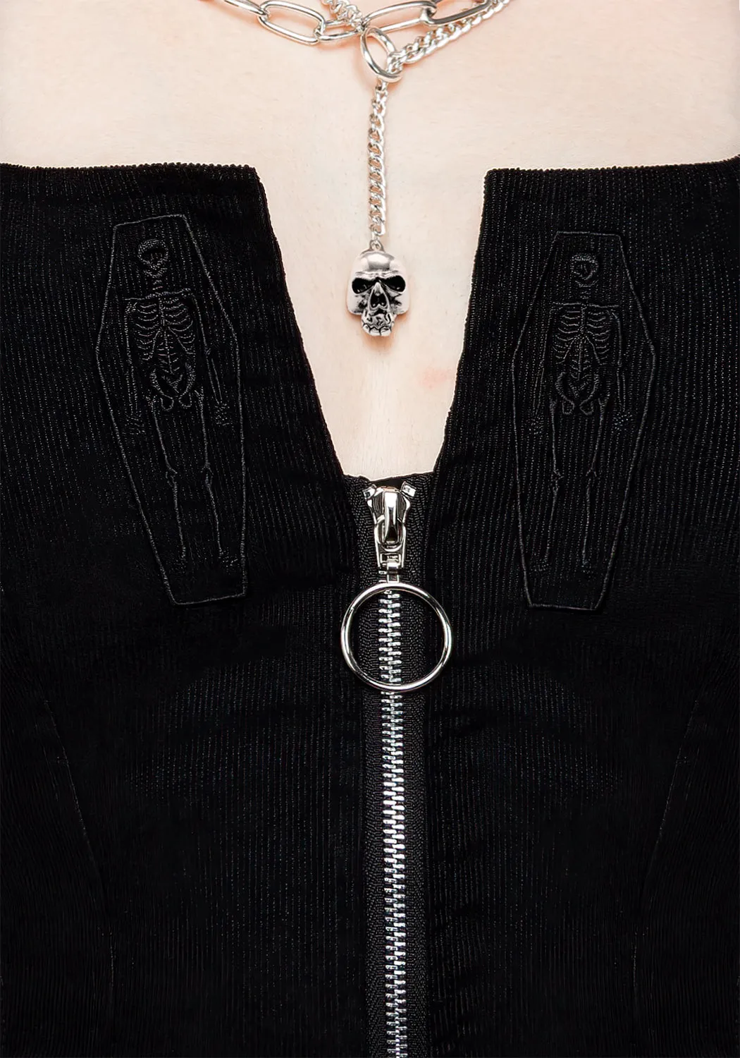 Lizzy Zip Up Corset Dress sold by Disturbia product image thumbnail 2