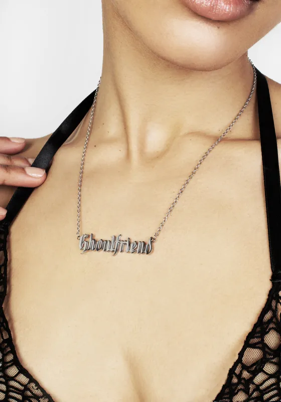 Ghoulfriend Necklace sold by Disturbia