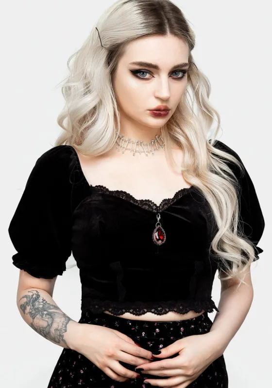 Majesty Crop Top sold by Disturbia