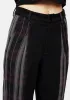 Gambit Spliced Check Tapered Trousers sold by Disturbia