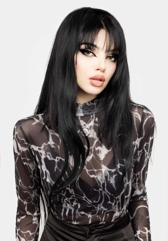 Hydra Mesh Bodysuit sold by Disturbia