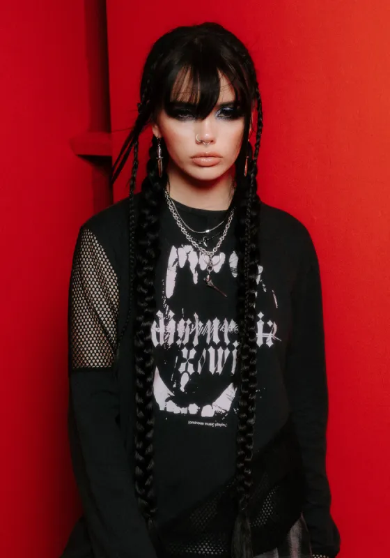 Xowie Fishnet Tee sold by Disturbia