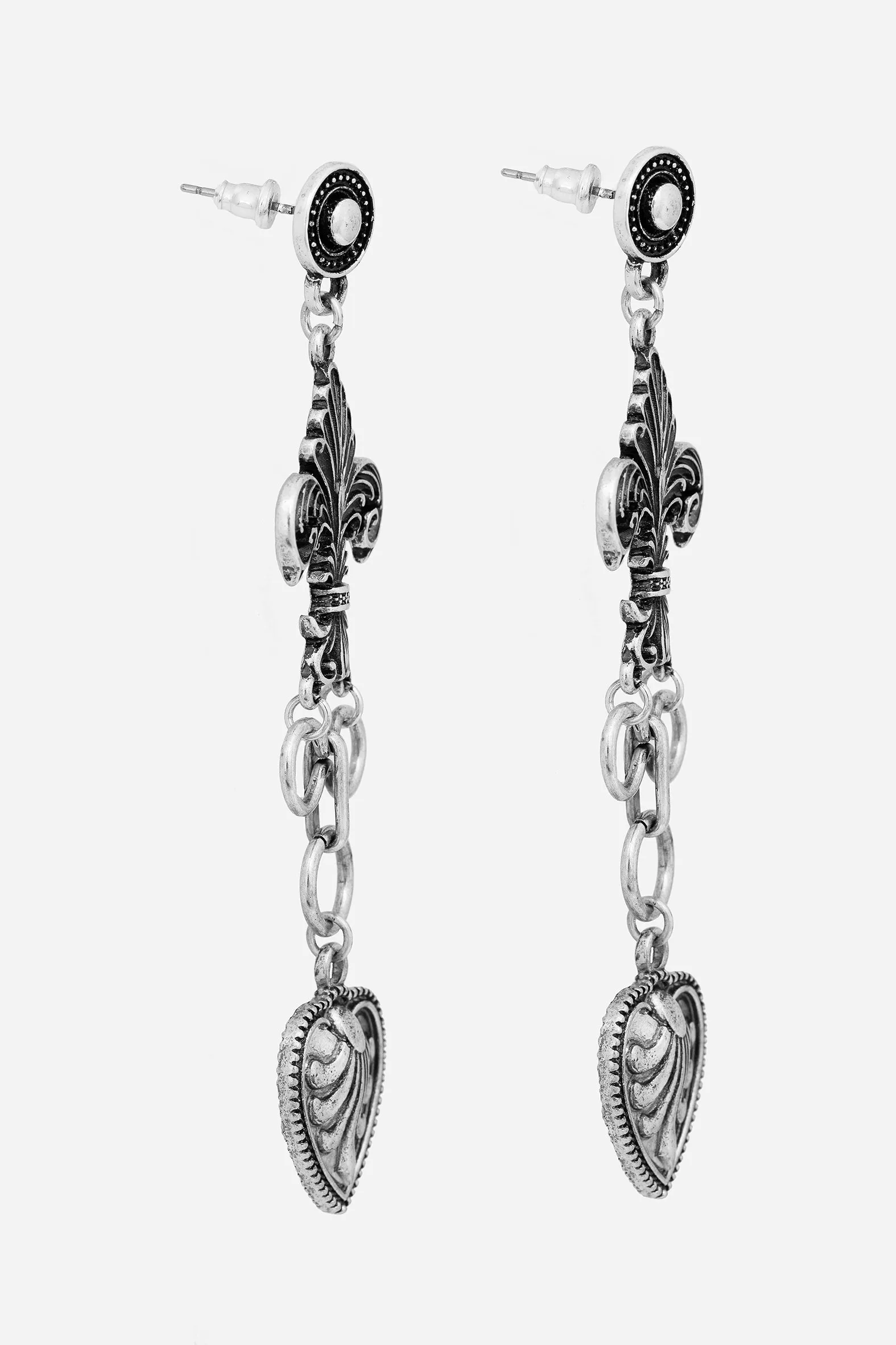 Deceiver Heart Drop Earrings sold by Disturbia product image thumbnail 5