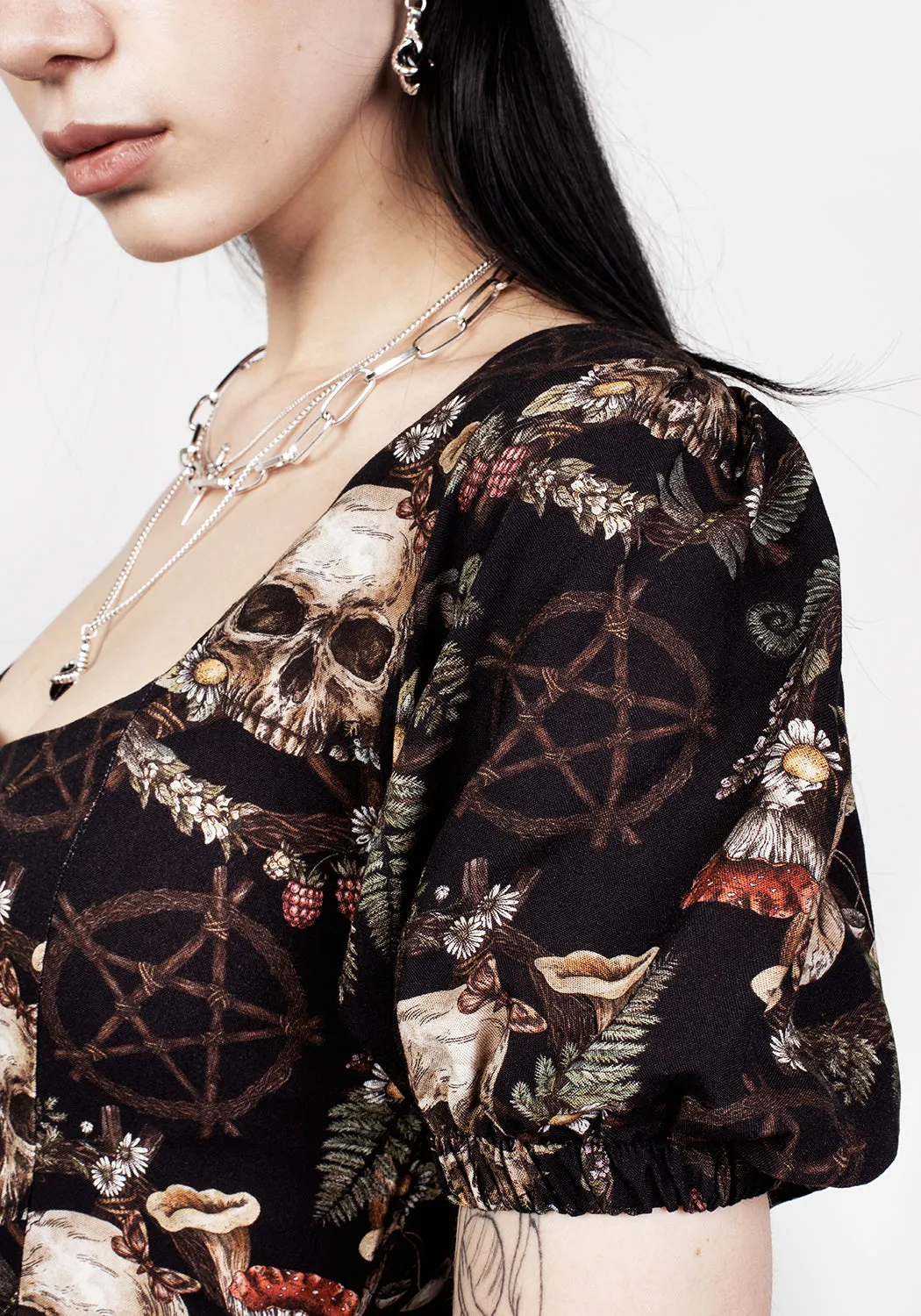 Goliath Puff Sleeve Mini Dress sold by Disturbia product image thumbnail 2