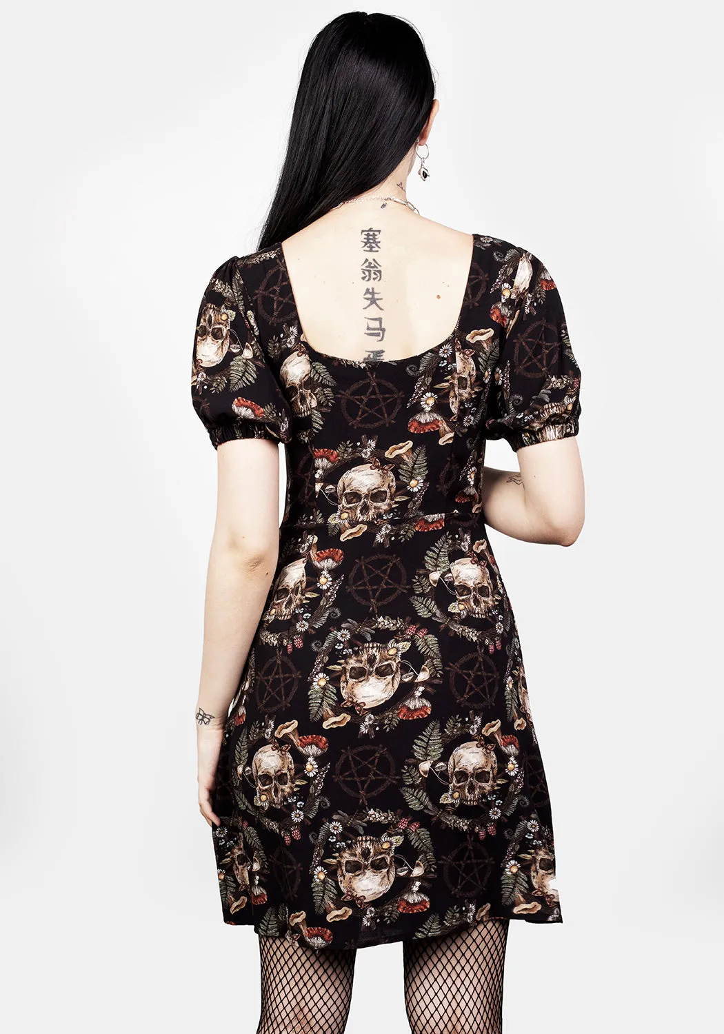Goliath Puff Sleeve Mini Dress sold by Disturbia product image thumbnail 3