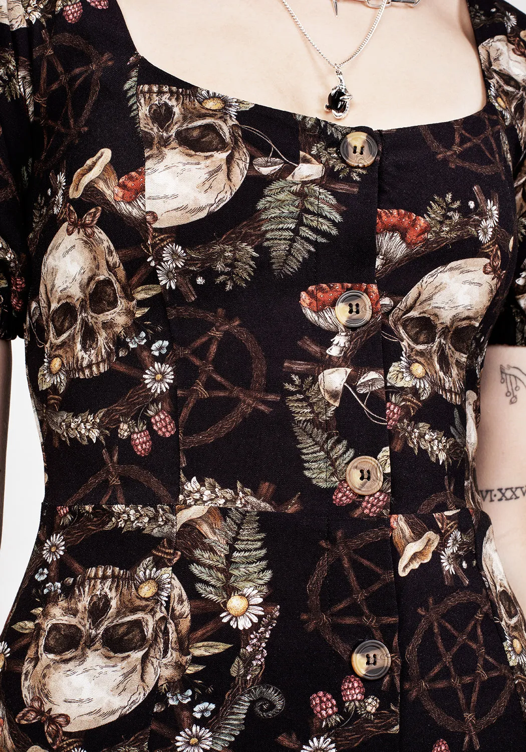 Goliath Puff Sleeve Mini Dress sold by Disturbia product image thumbnail 5