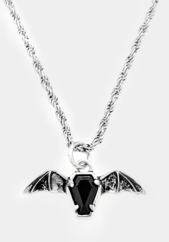 Afterlife Silver Pendant Necklace sold by Disturbia