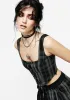 Checkmate Lace Up Corset Top sold by Disturbia