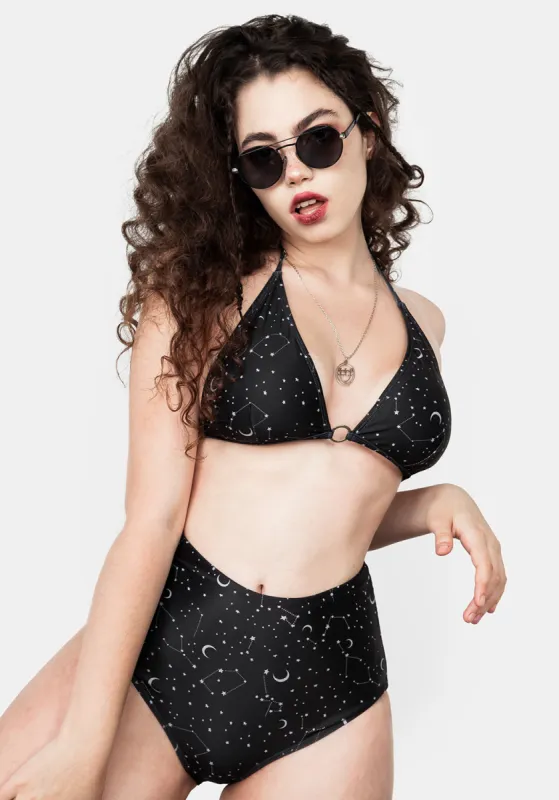 CELESTIAL HIGH WAIST SWIM BOTTOMS sold by Disturbia