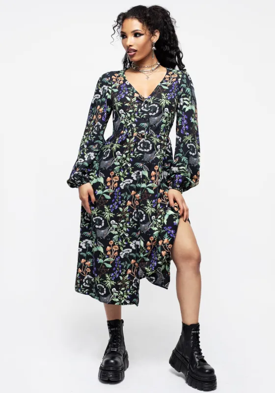 Vesna Button Up Midi Dress sold by Disturbia