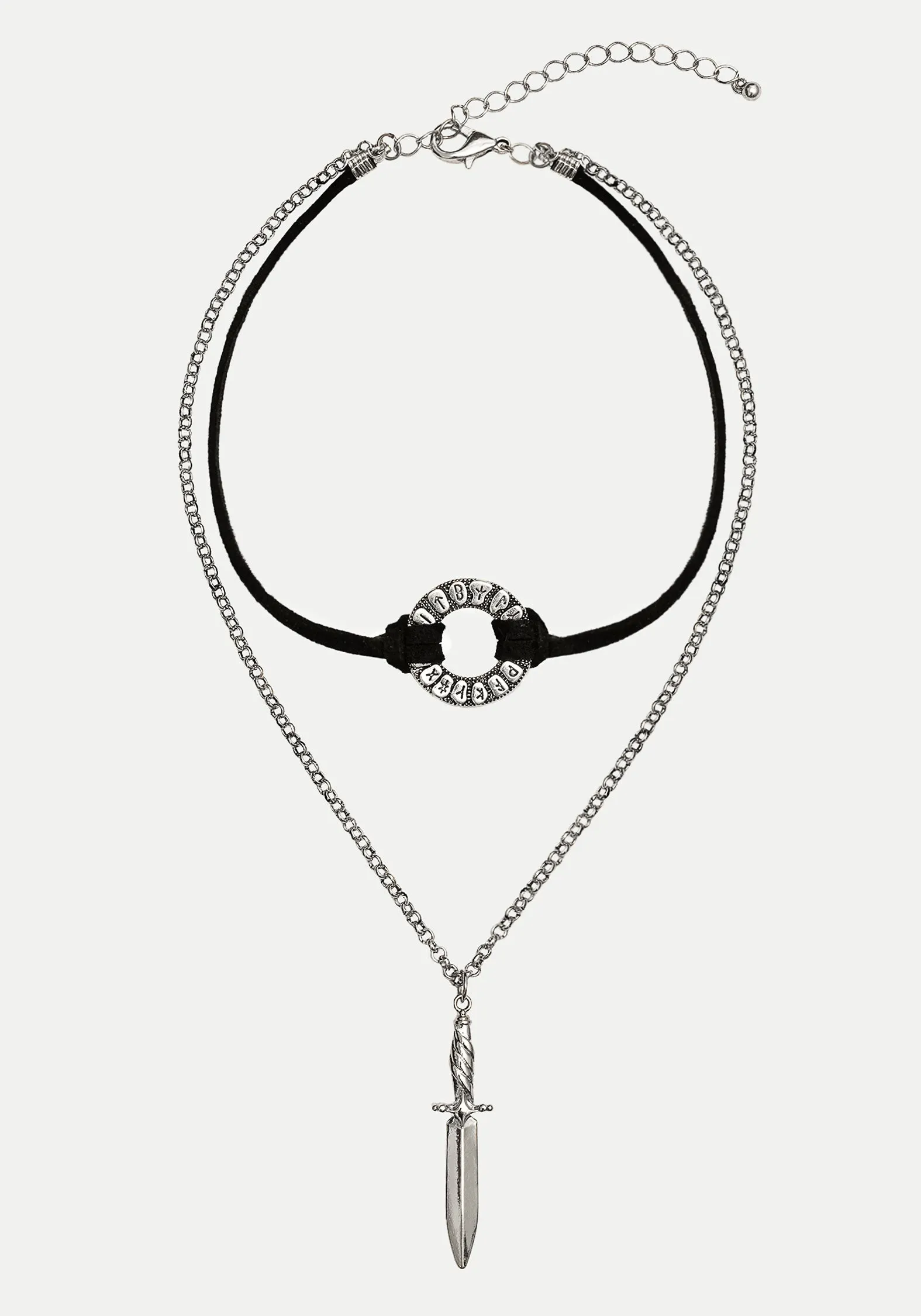 Mathilda Layered Choker Necklace sold by Disturbia product image thumbnail 4