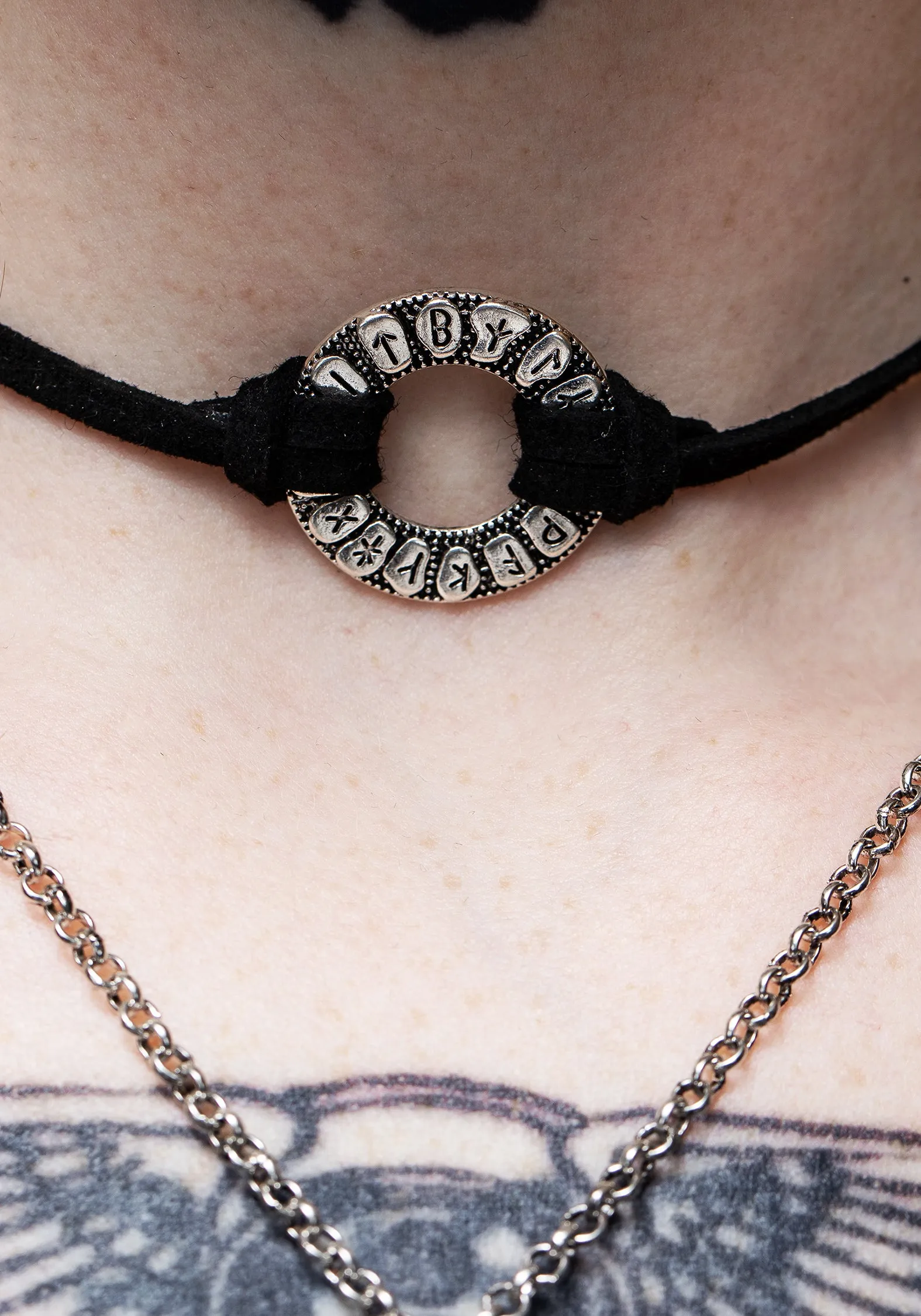 Mathilda Layered Choker Necklace sold by Disturbia product image thumbnail 5