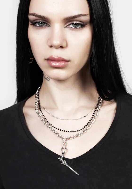 Nimue Multichain Necklace sold by Disturbia
