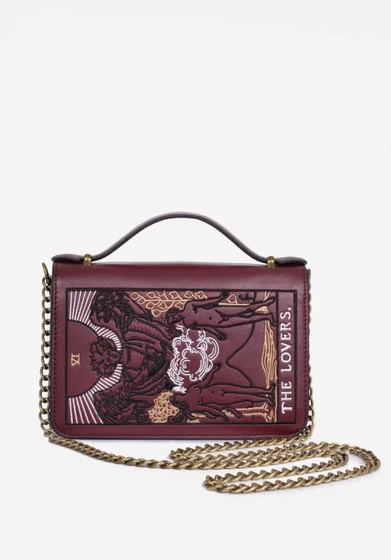 Lovers Embroidered Crossbody Clutch Bag sold by Disturbia
