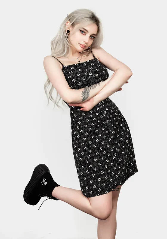 SANFRAN BUTTON UP CAMI MINI DRESS sold by Disturbia