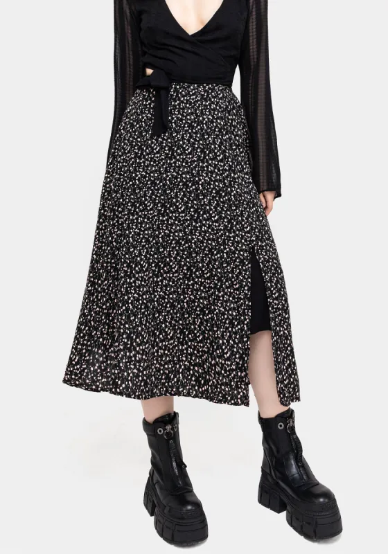 Valley Midi Skirt With Split sold by Disturbia